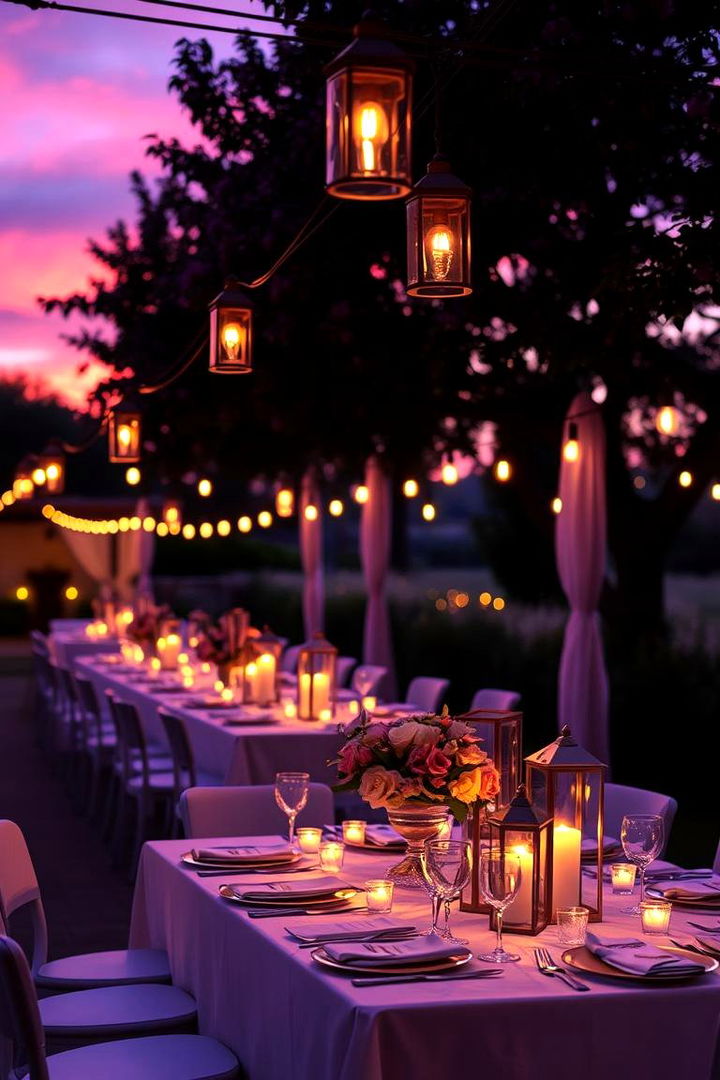 Sunset Violet Glow - 22 Purple Wedding Theme Ideas