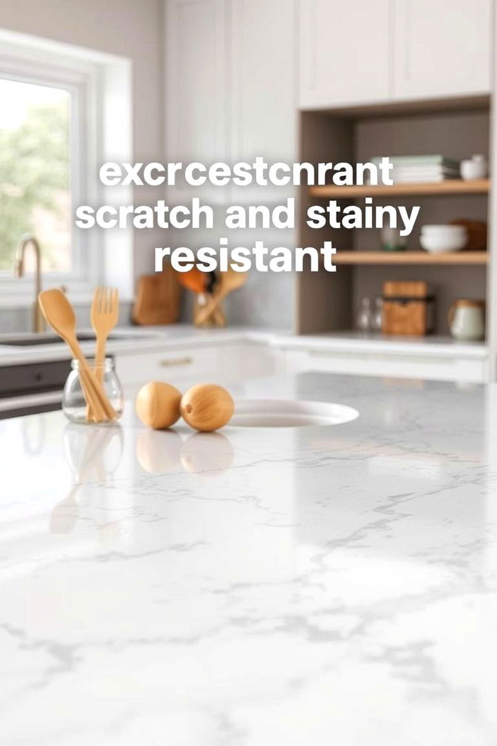 Superior Scratch and Stain Resistance - 22 Quartz Kitchen Countertops