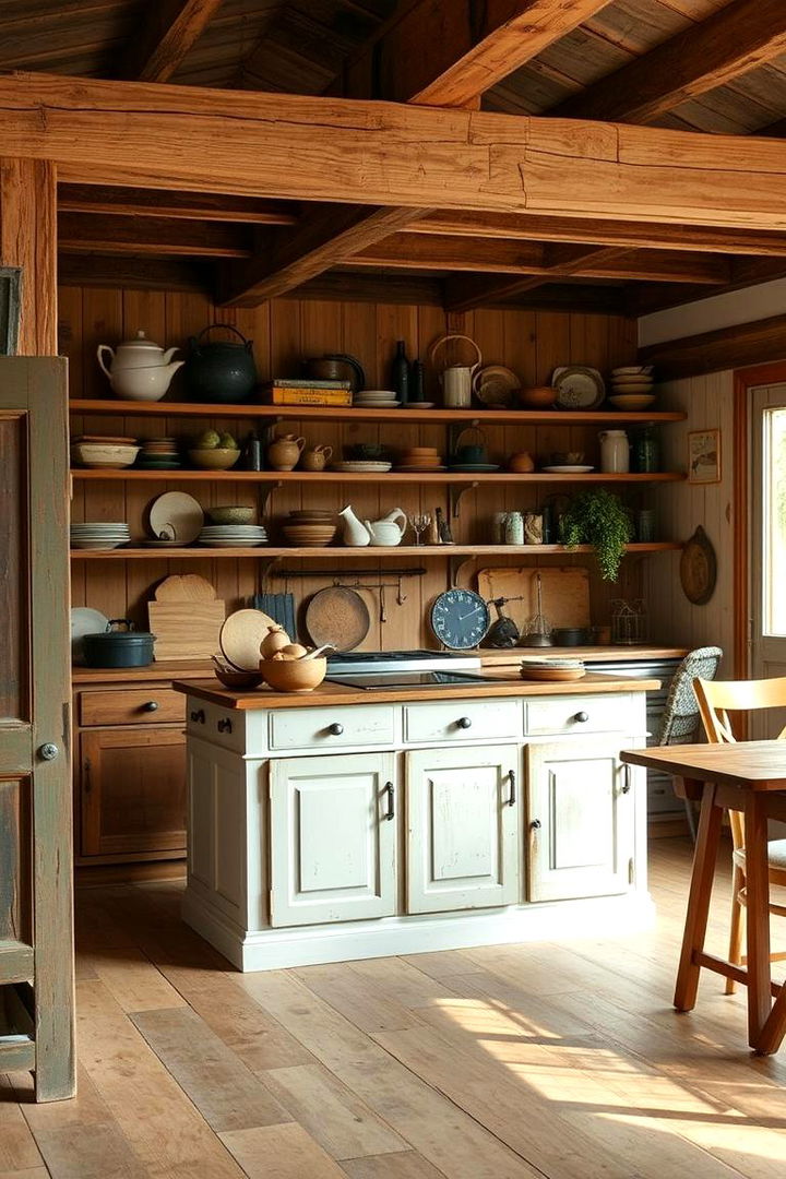 Sustainable Antique Charm - 22 Rustic Kitchen Ideas