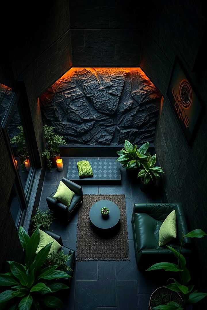 Sustainable Bathroom Oasis - 22 Black and Green Bathroom Ideas