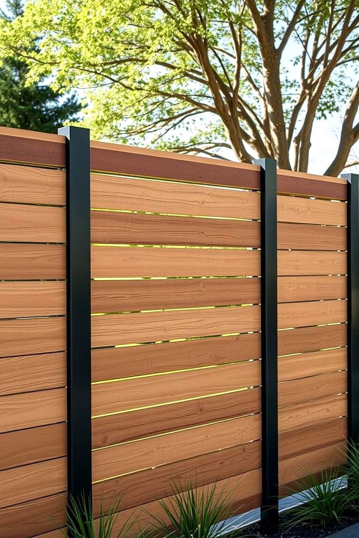 Sustainable Composite Privacy Fence - 22 Privacy Fence Ideas