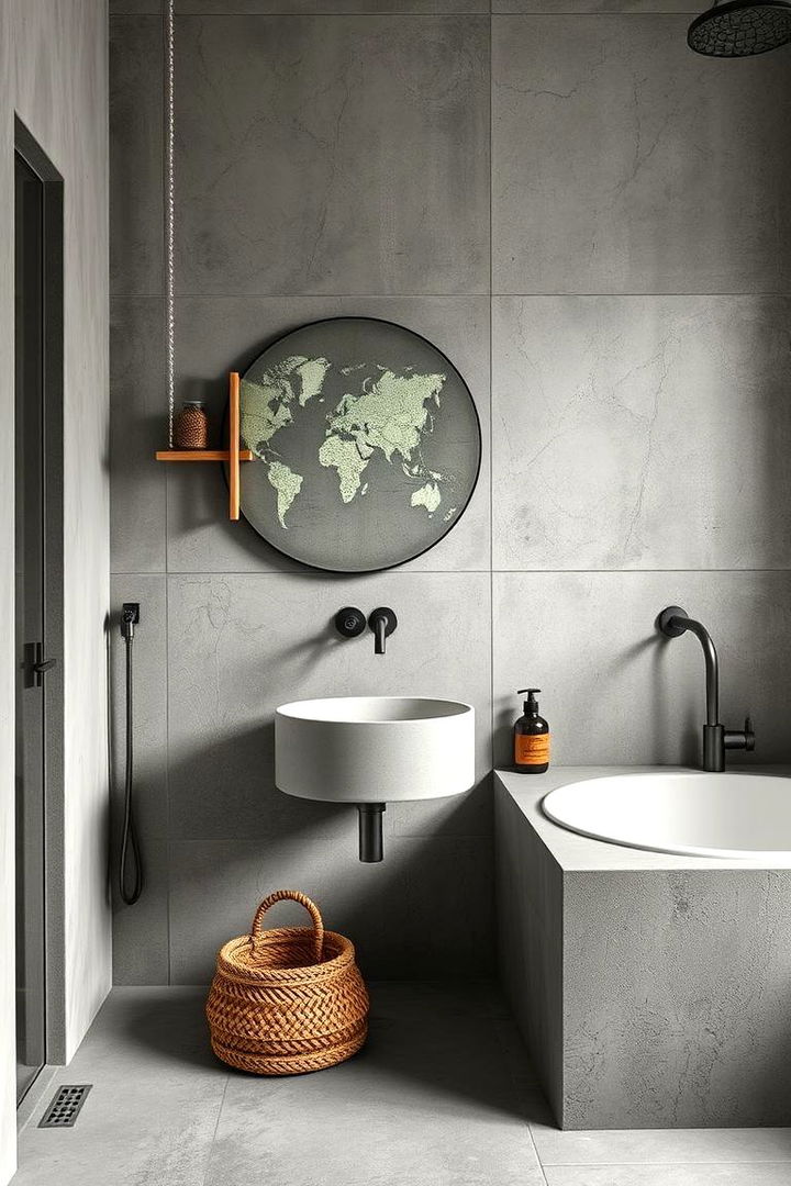 Sustainable Concrete Bathroom Materials - 22 Concrete Bathroom Ideas