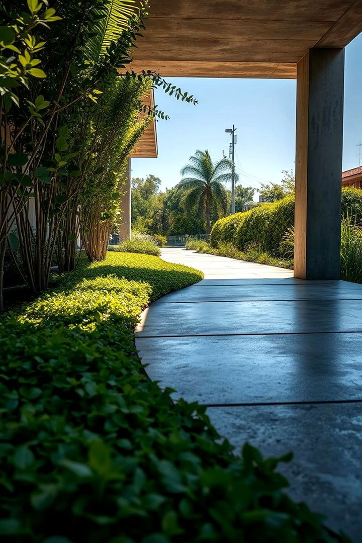 Sustainable Concrete Innovations - 22 Concrete Walkway Ideas