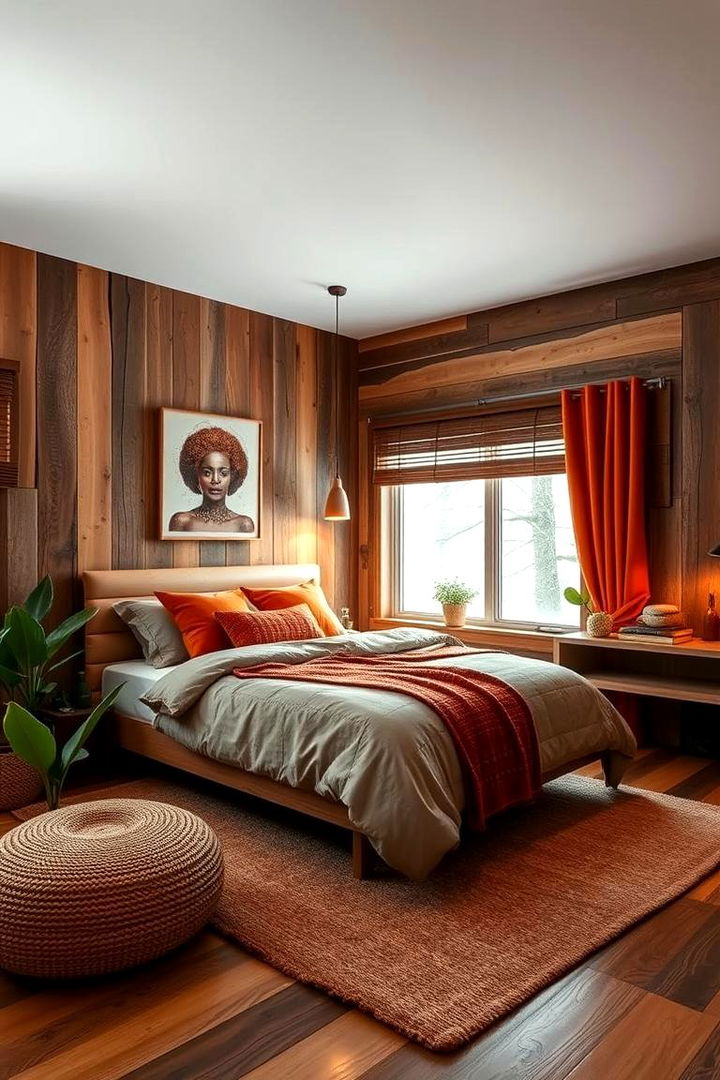 Sustainable Design Concepts in Orange Hues - 22 Burnt Orange Bedroom Ideas