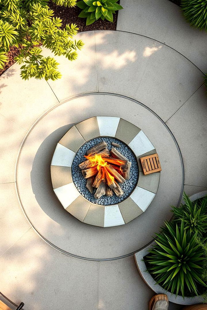 Sustainable Eco Fire Hub - 22 Backyard Fire Pit Ideas Landscaping