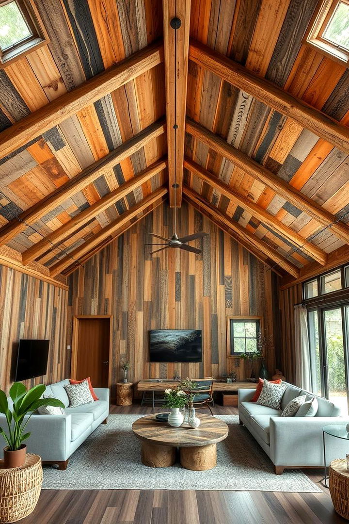 Sustainable Eco Friendly Ceilings - 22 Living Room Vaulted Ceiling Ideas