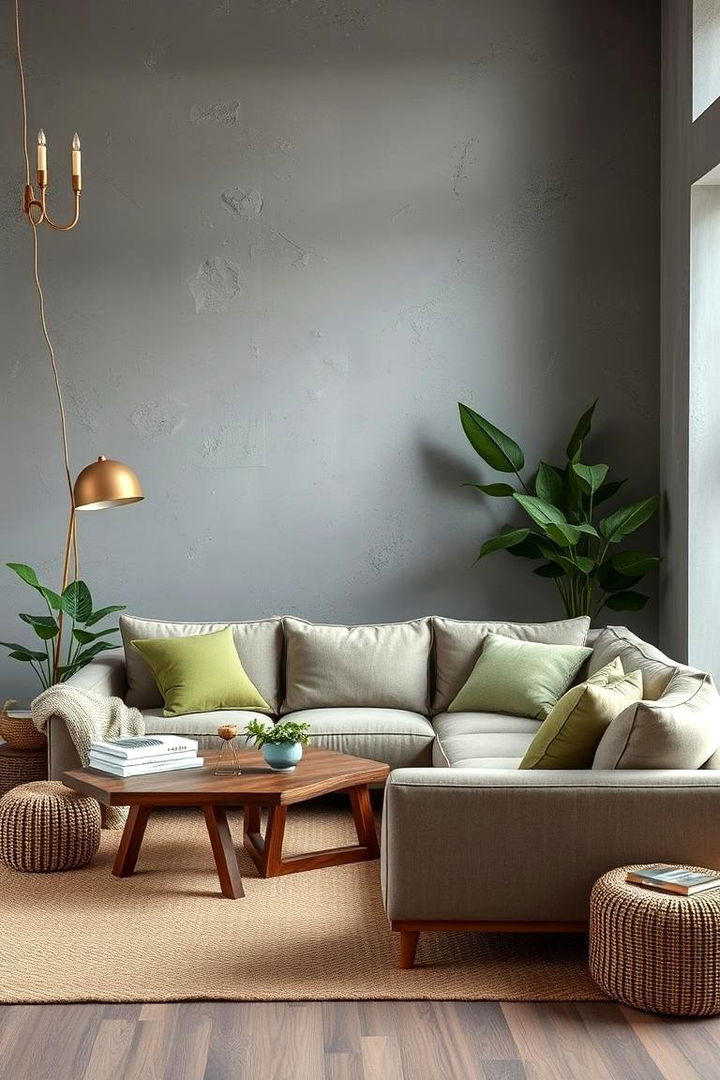 Sustainable Eco Friendly Design - 22 Grey and Sage Green Living Room Ideas