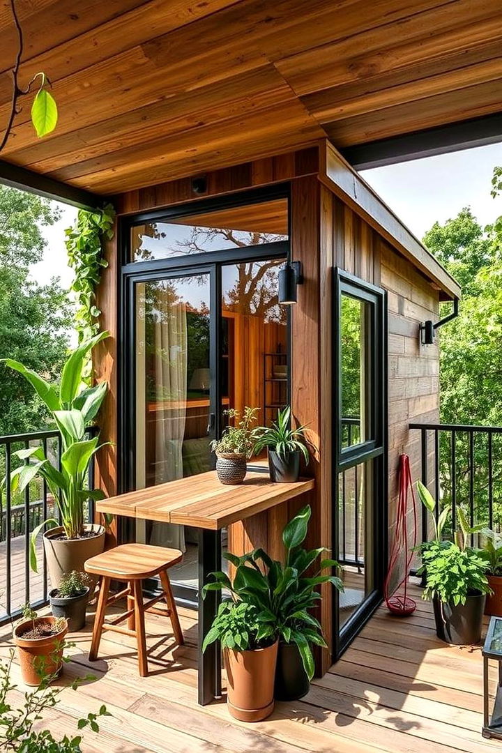 Sustainable Eco Friendly Materials - 22 Balcony Office Ideas
