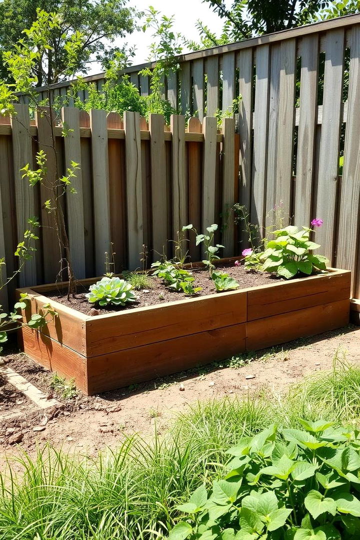 Sustainable Eco Friendly Raised Garden - 22 Raised Garden Bed Along Fence Ideas
