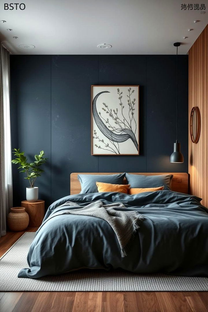 Sustainable Eco Friendly Touches - 22 Navy Blue and Grey Bedroom Ideas