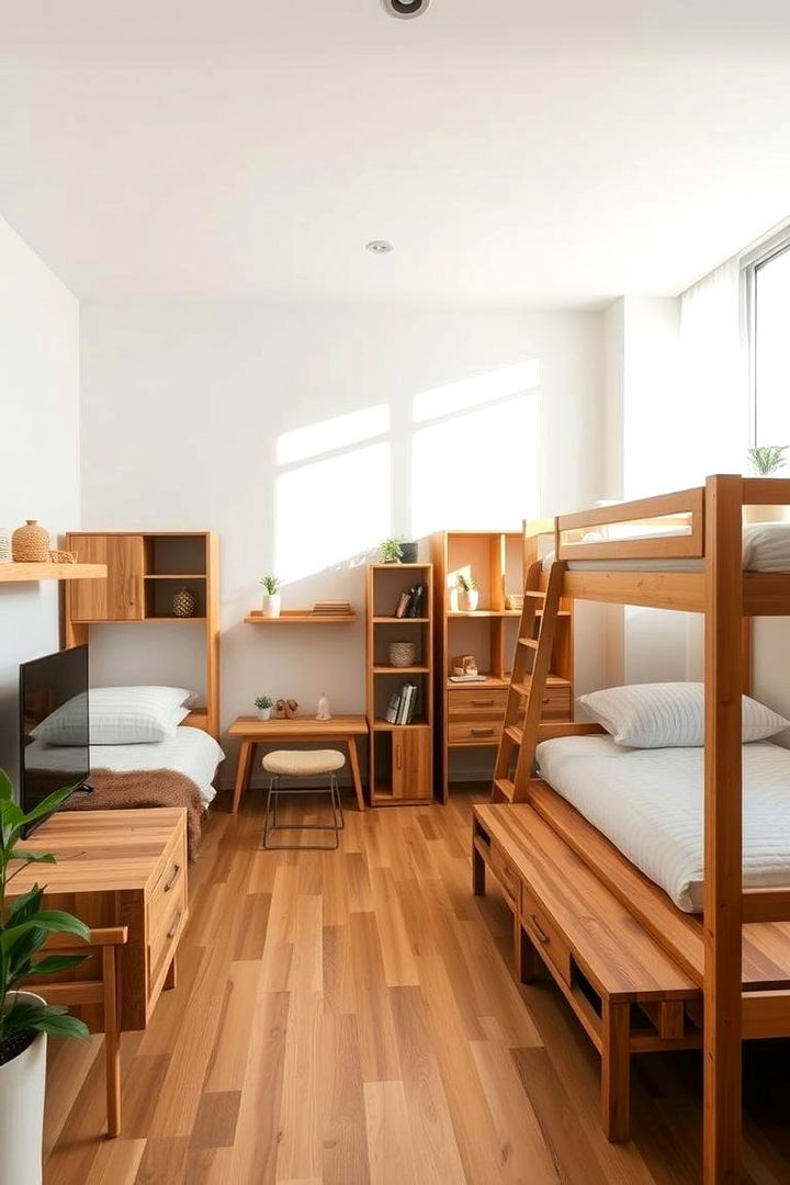 Sustainable Furnishing for Eco Conscious Dorms - 22 Minimalist Dorm Room Ideas