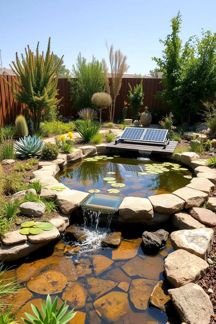 Sustainable Garden Pond - 22 Backyard Pond Ideas