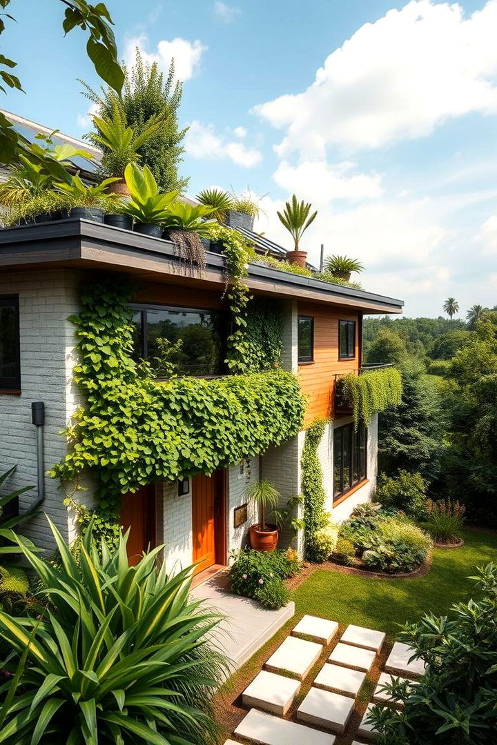 Sustainable Green Elements - 22 Aesthetic House Exterior Ideas