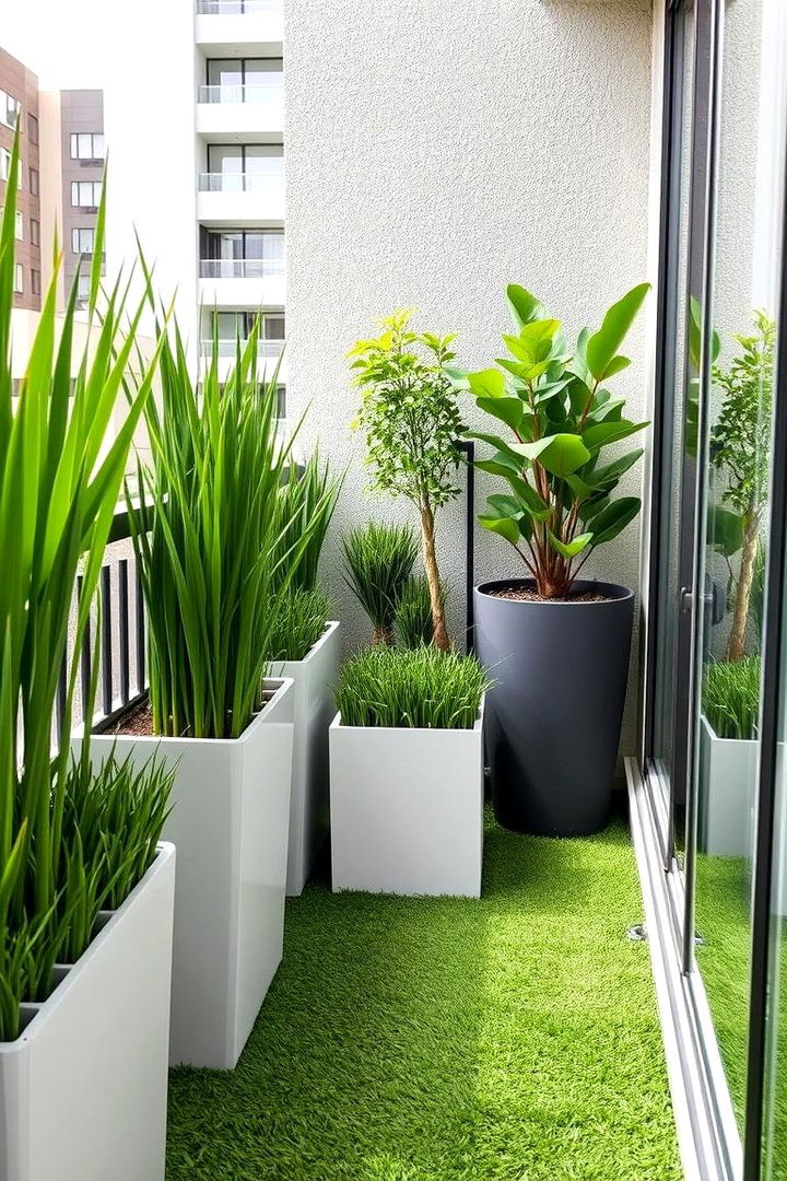 Sustainable Green Living - 22 Artificial Grass Balcony Design