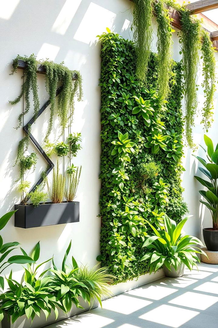 Sustainable Green Walls - 22 Patio Wall Ideas