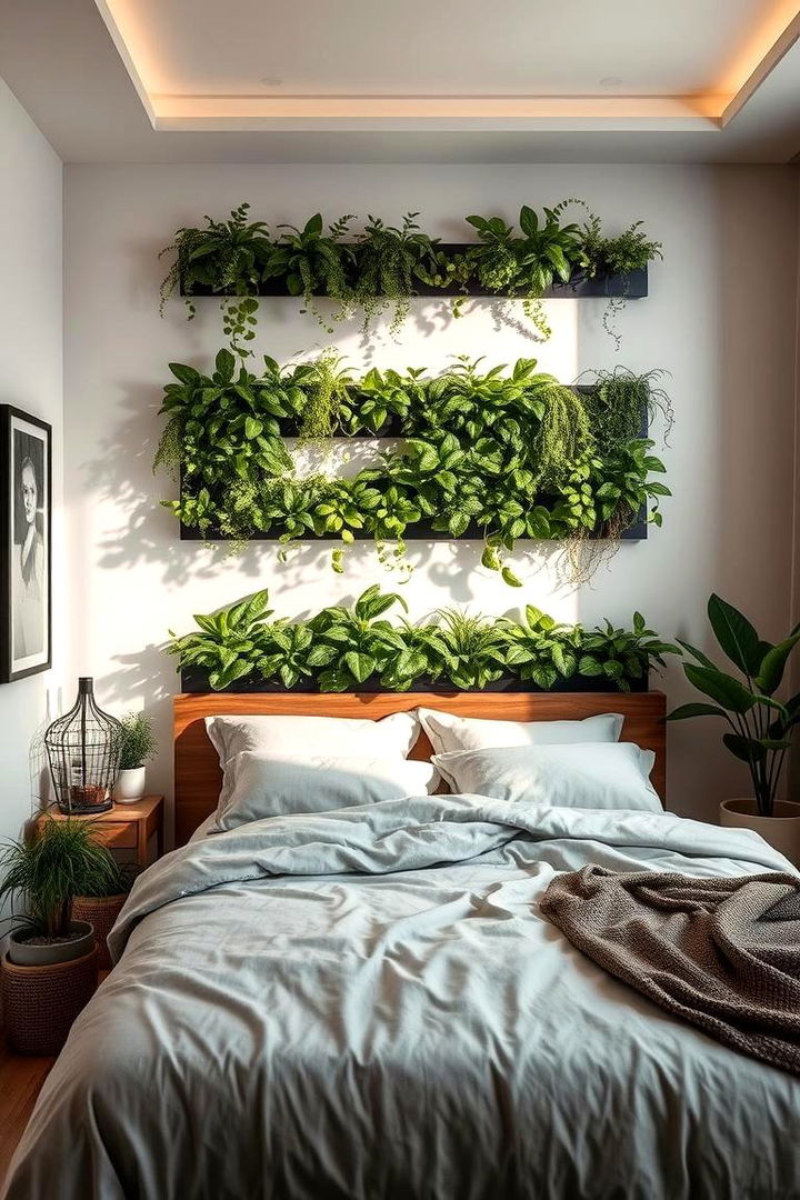 Sustainable Green Walls - 22 No Headboard Ideas