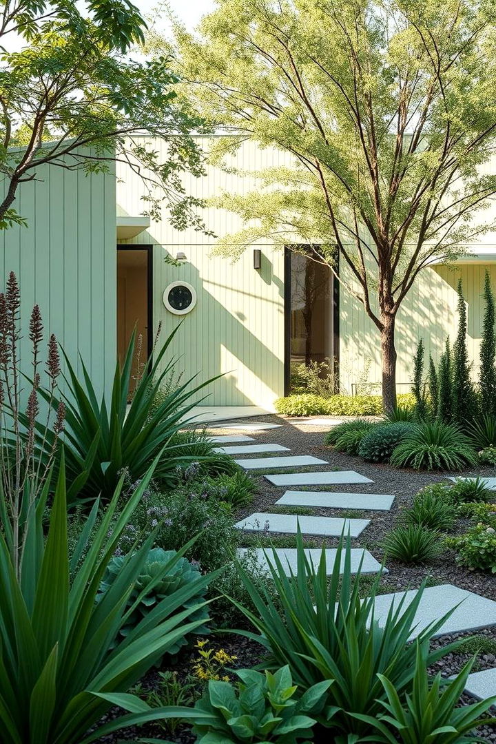 Sustainable Light Green Landscaping - 22 Light Green House Exterior Ideas