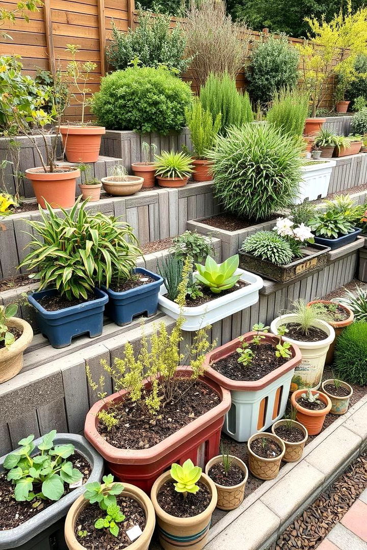 Sustainable Low Maintenance Garden - 22 Terraced Garden Ideas