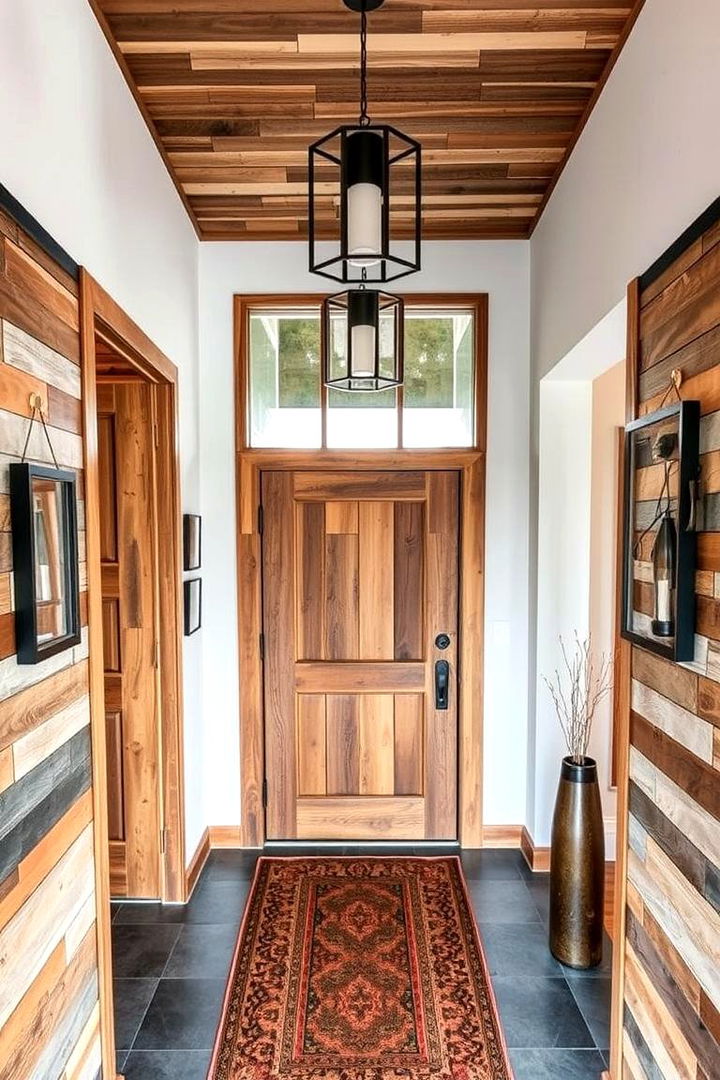 Sustainable Material Choices - 22 Modern Entryway Ideas