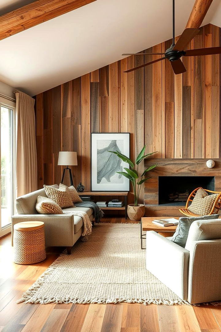 Sustainable Material Selections - 22 Long Living Room Ideas