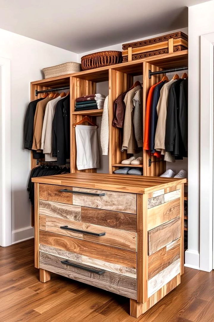 Sustainable Material Selections - 22 Closet Island Ideas
