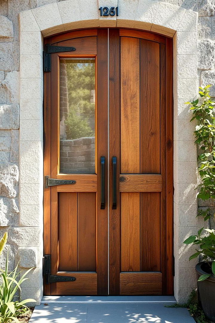 Sustainable Materials - 22 Double Front Door Ideas