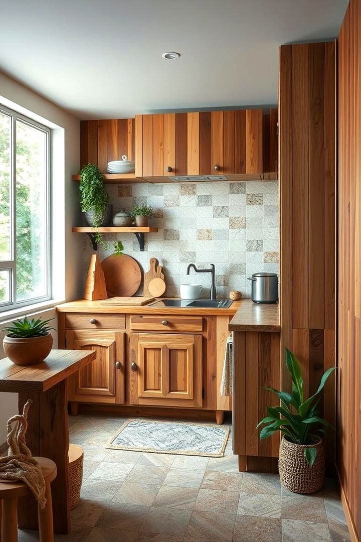 Sustainable Materials - 22 Kitchenette Ideas