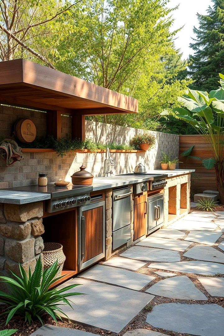 Sustainable Materials Inspired Design - 22 Outdoor Kitchen Designs
