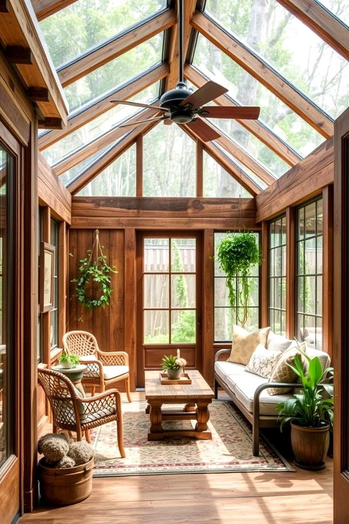 Sustainable Materials Integration - 22 Farmhouse Sunroom Ideas