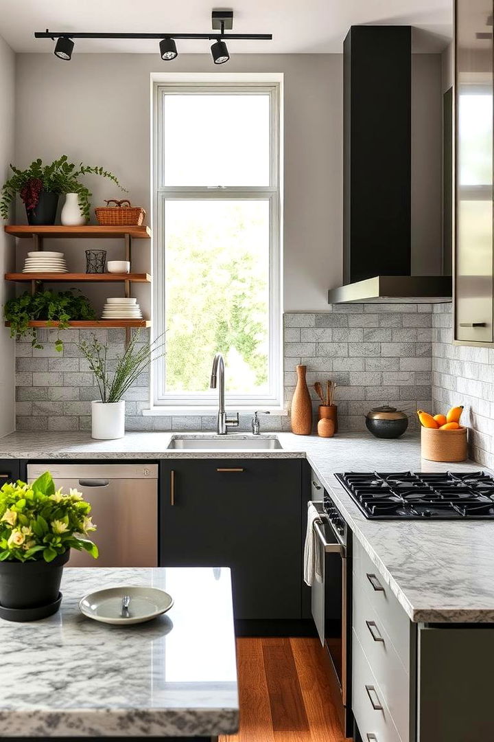 Sustainable Materials Integration - 22 Gray and Black Kitchen Ideas