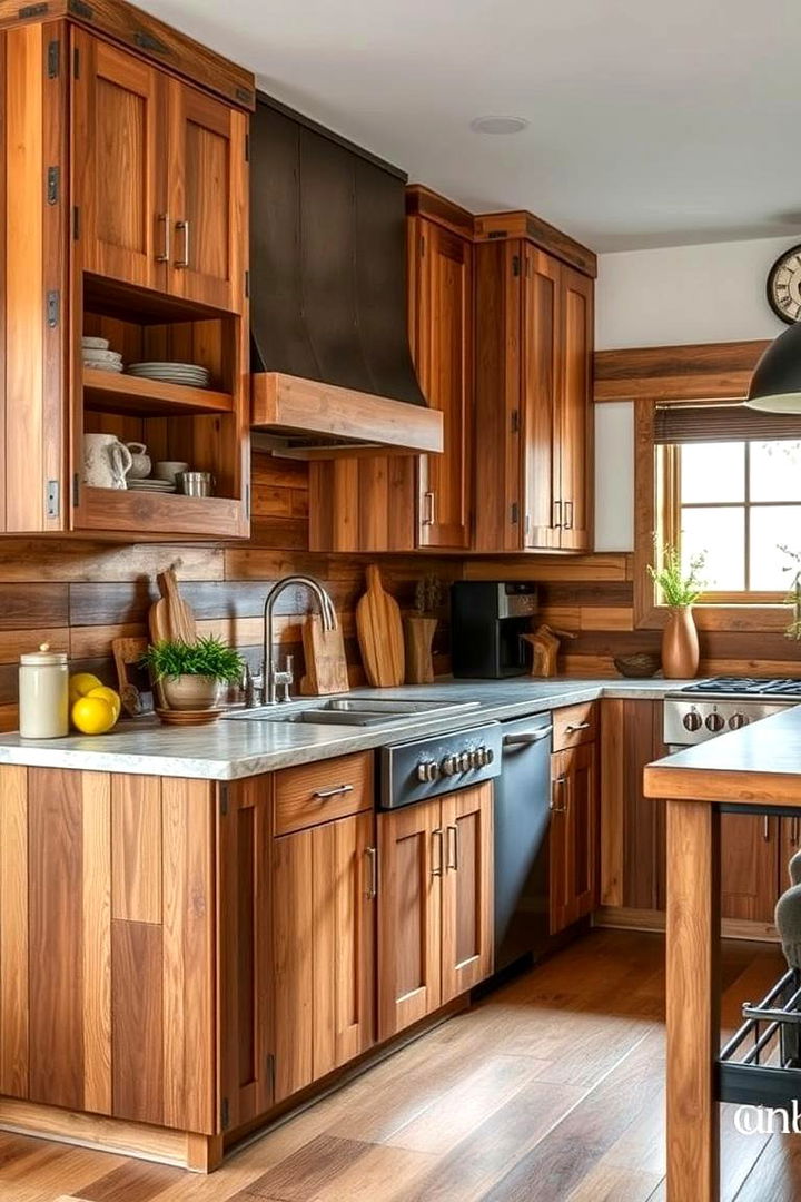 Sustainable Materials Use - 22 Split Level Kitchen Design Ideas