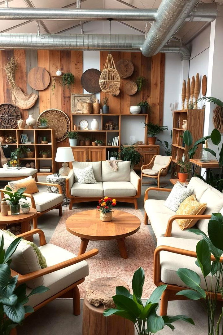 Sustainable Materials and Organic Decor - 22 Neutral Boho Living Room Ideas