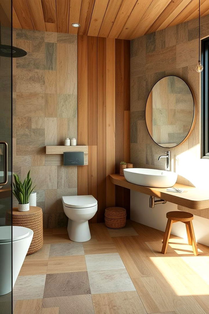 Sustainable Materials - 22 Boho Bathroom Ideas