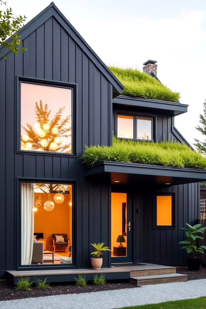 Sustainable Modern Living - 22 Dark Grey House Exterior Ideas