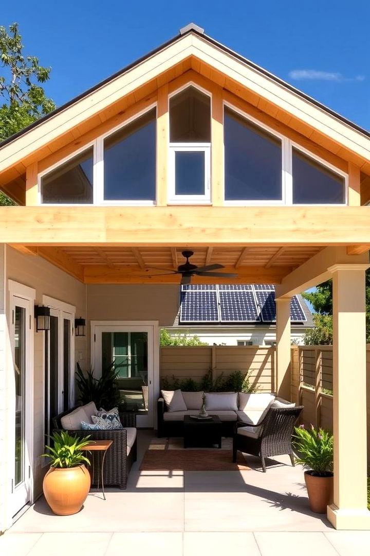 Sustainable Modern Styles - 22 Gable Patio Roof Design Ideas