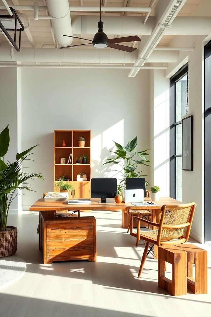 Sustainable Office Furniture Choices - 22 Green Home Office Ideas