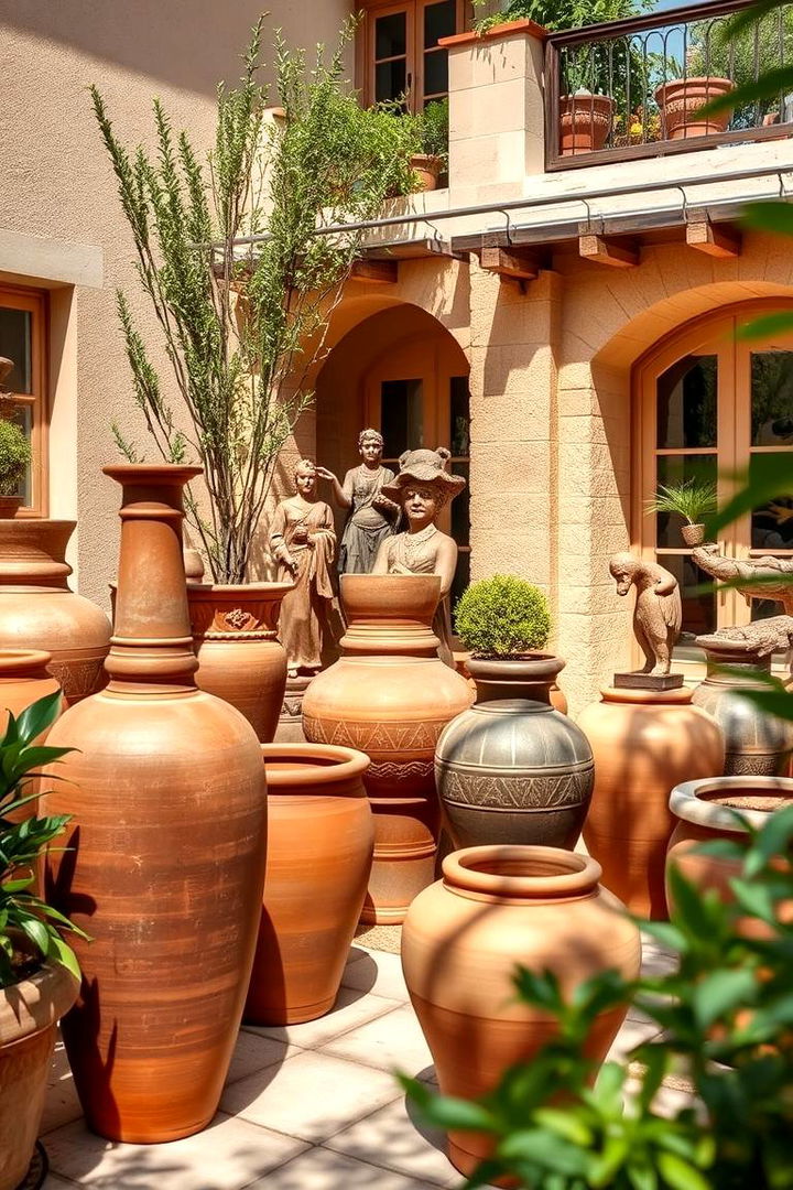 Sustainable Outdoor Terracotta Decor - 22 terracotta home decor ideas