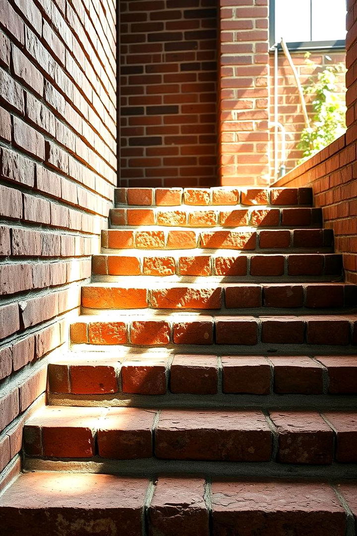 Sustainable Reclaimed Brick Designs - 22 Brick Front Steps Design Ideas