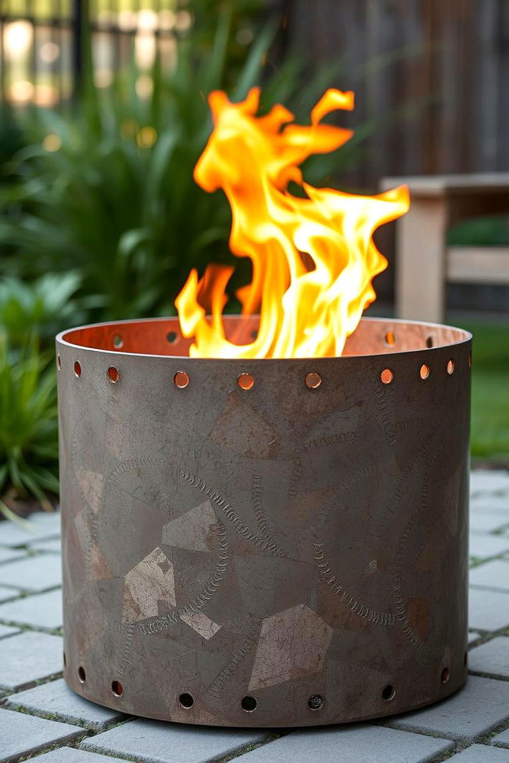 Sustainable Recycled Designs - 22 Metal Fire Pit Ideas