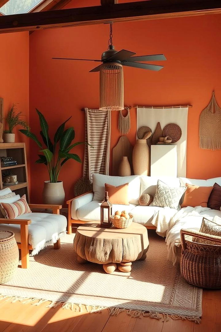 Sustainable Room Styling - 22 Boho Burnt Orange Bedroom Ideas