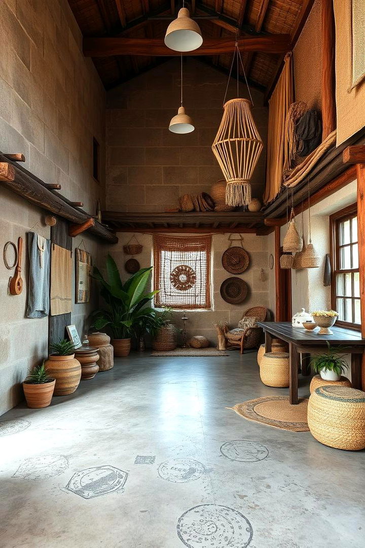 Sustainable Rustic Design - 22 Rustic Concrete Floor Living Room Ideas