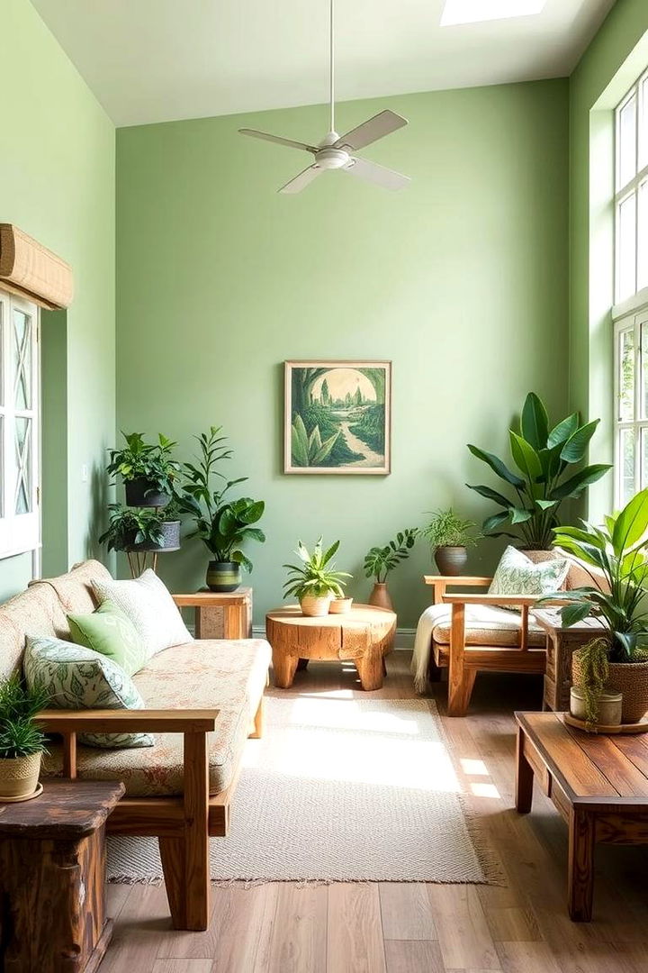 Sustainable Sage Designs - 22 Sage Green Living Room Ideas