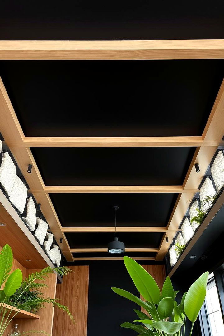 Sustainable Solutions - 22 Black Ceiling Design Ideas