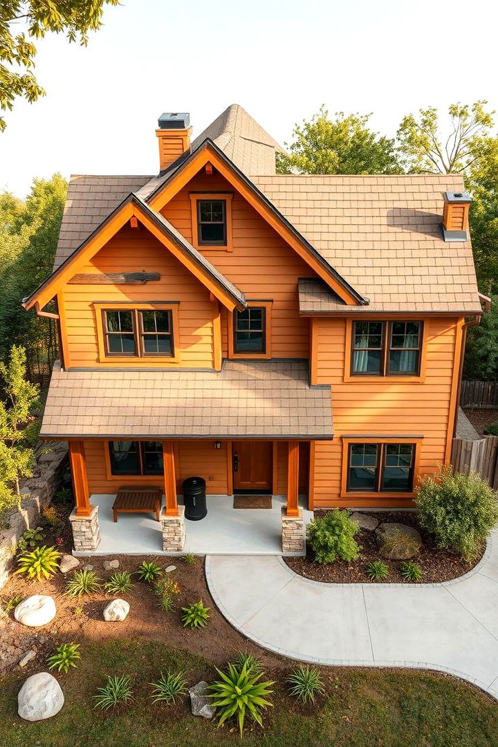 Sustainable Sophistication - 22 Home Designs Using Natural Clay Siding Colors
