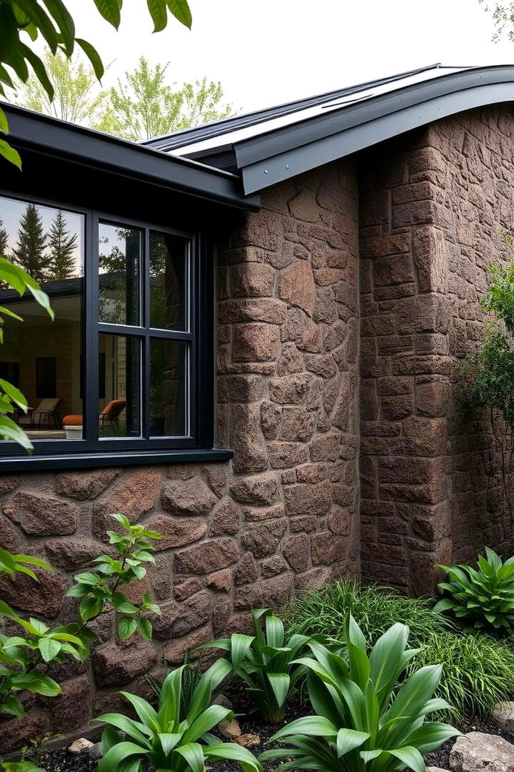 Sustainable Style - 22 Dark Brown House With Black Trim
