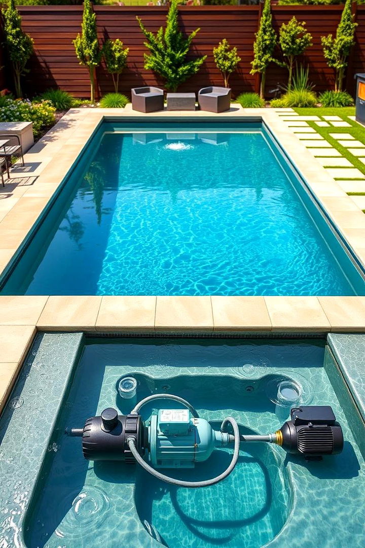 Sustainable Water Management - 22 Rectangle Pool With Hot Tub