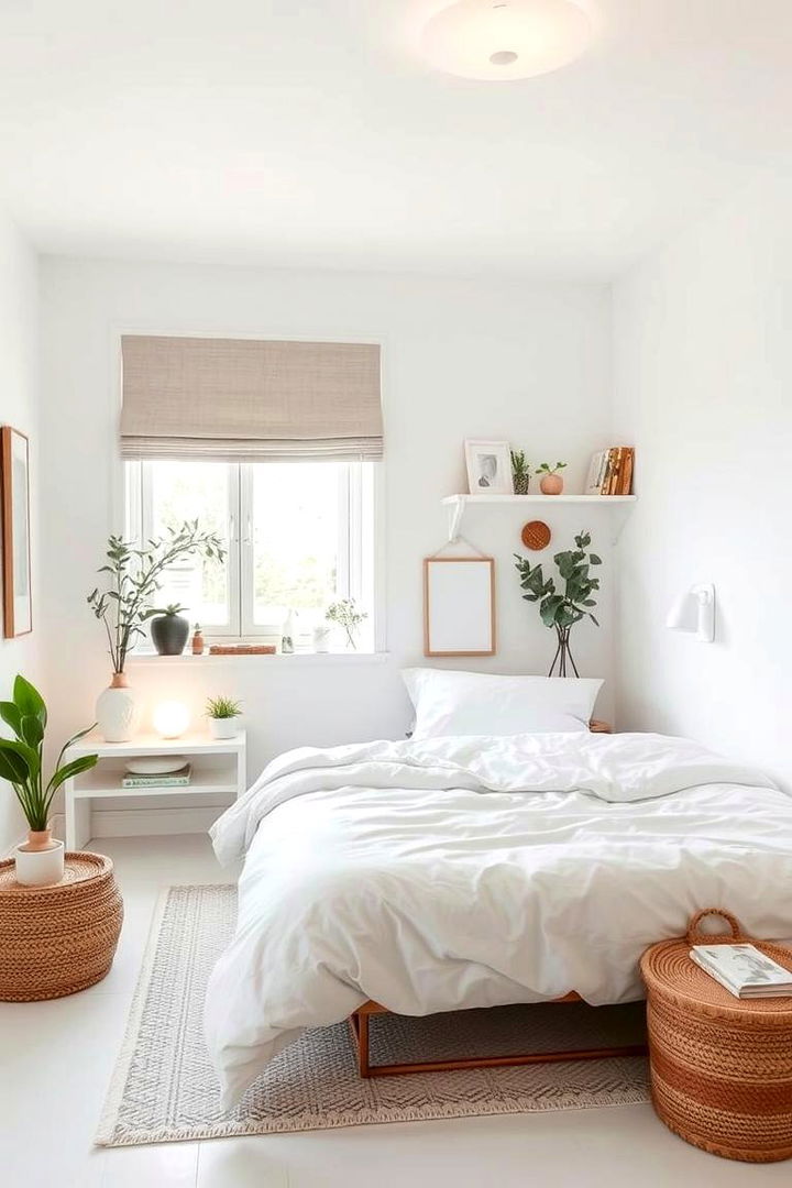 Sustainable White Decor - 22 Small White Bedroom Ideas