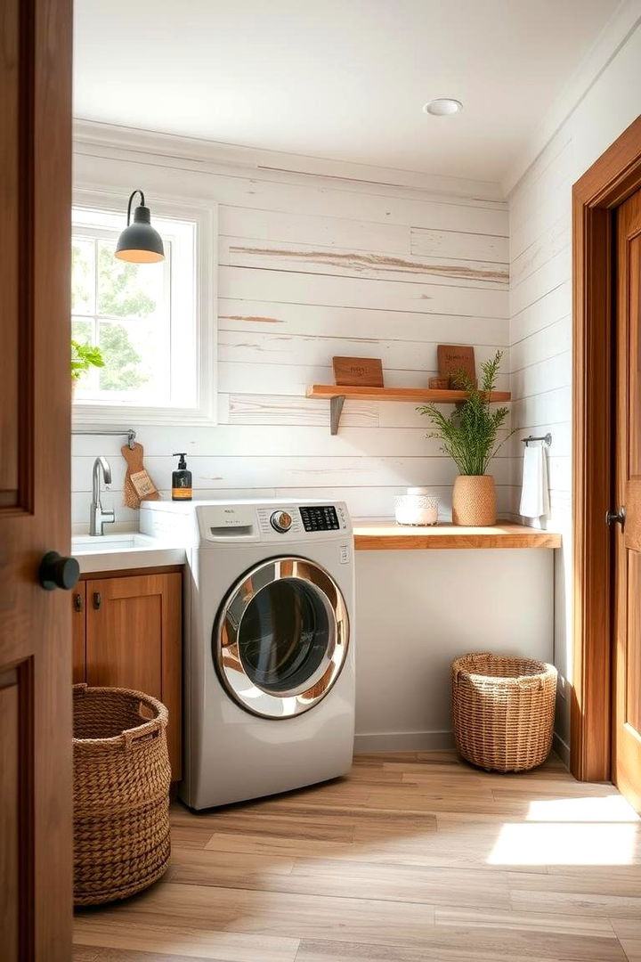 Sustainable and Eco Friendly Shiplap Options - 22 Shiplap Laundry Room Ideas