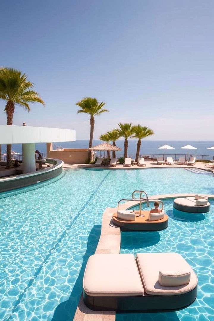 Swim Up Bar Lagoon Pool - 22 Lagoon Pool Ideas