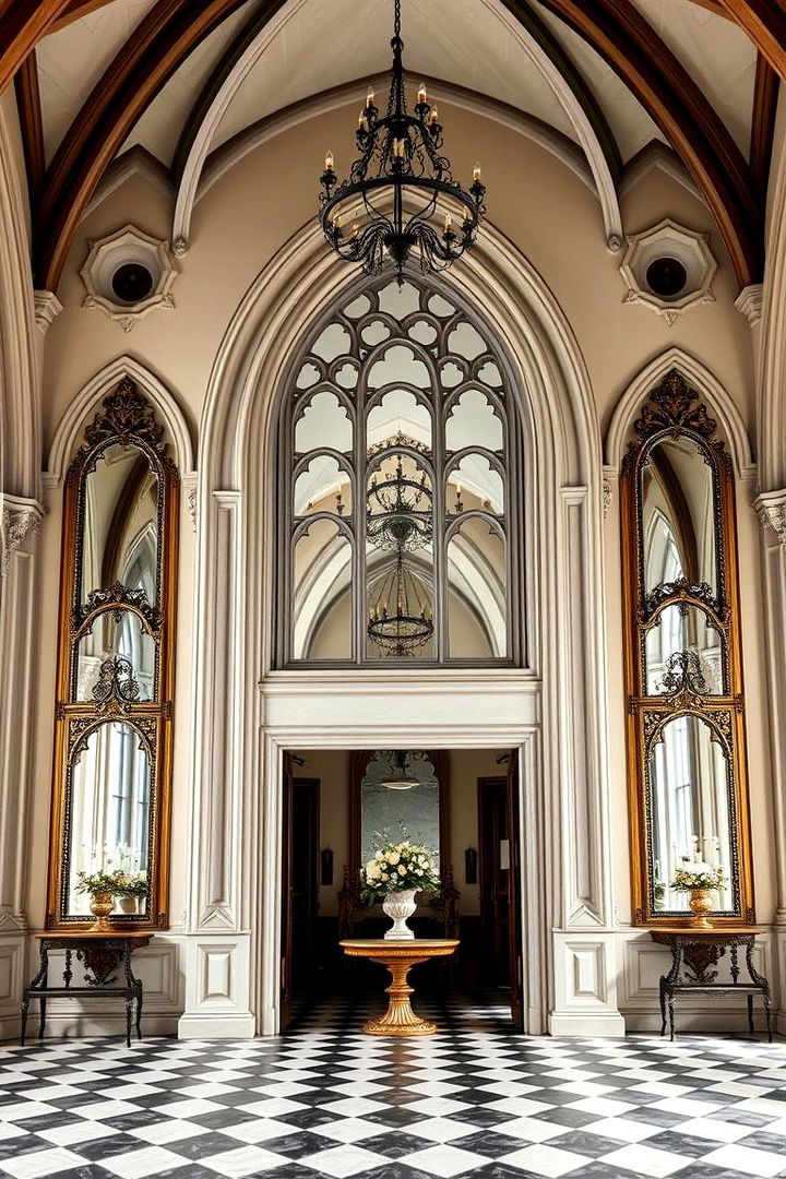 Symmetrical Design Elements - 22 Gothic Living Room Ideas
